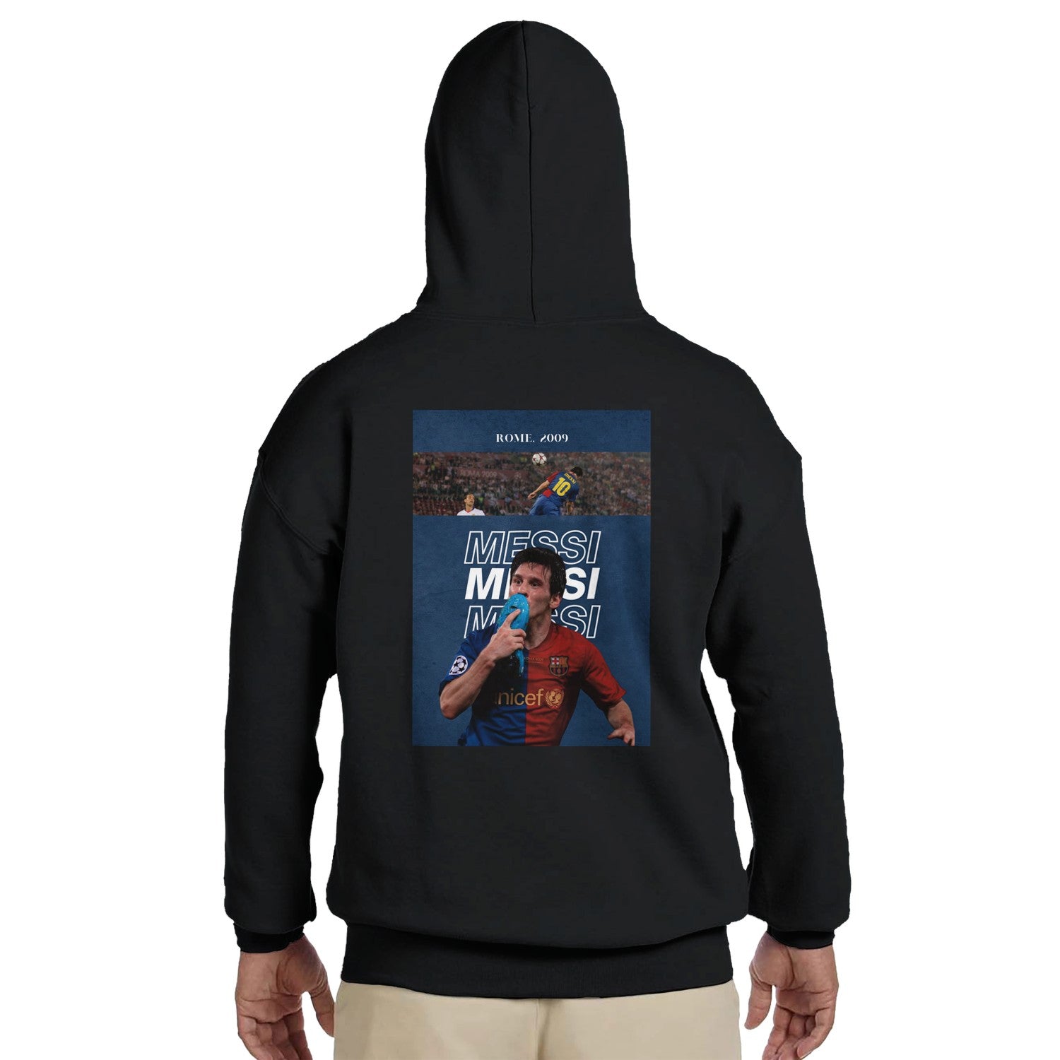"Messi Rome 2009" Hoodie