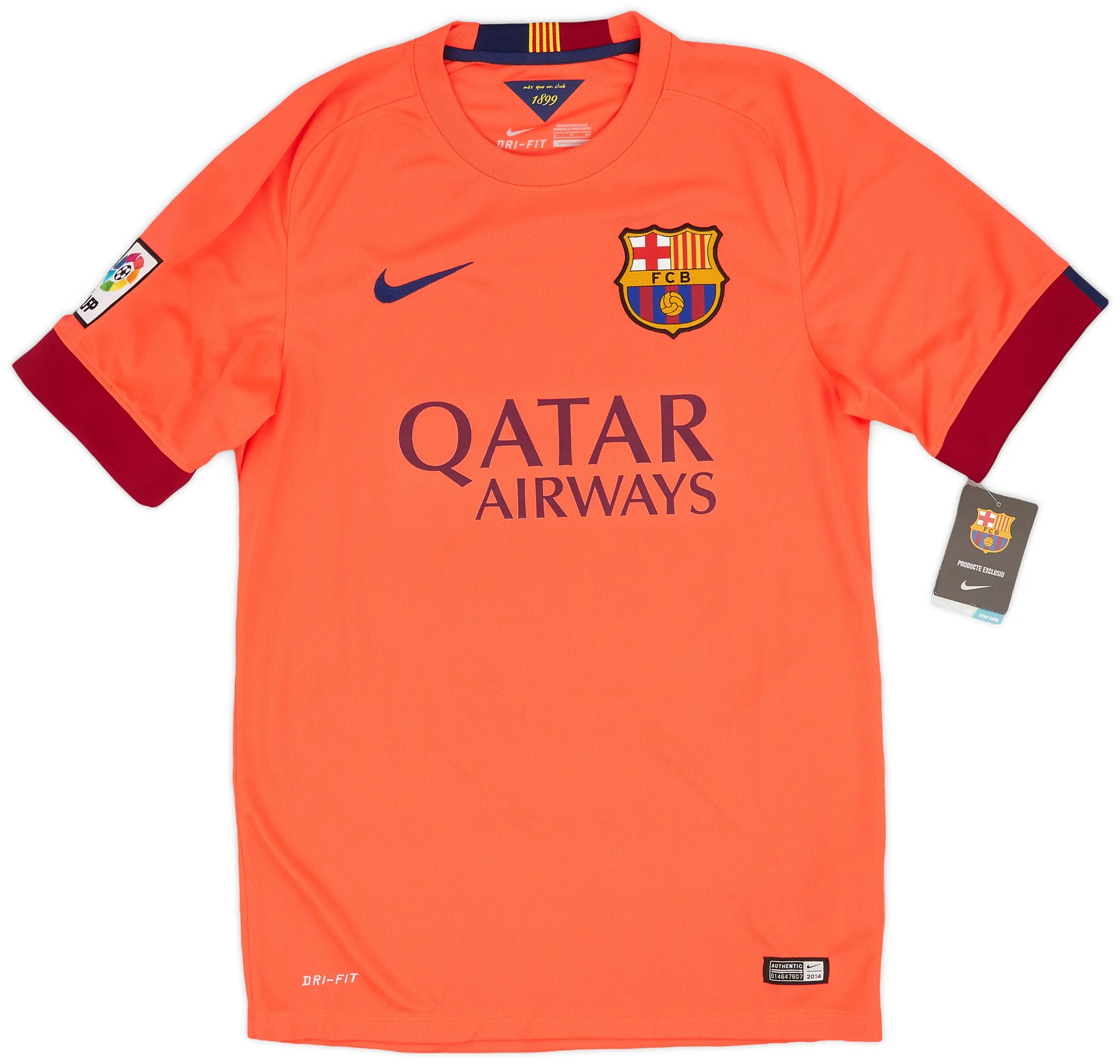 2014-15 Barcelona Away Shirt Messi #10