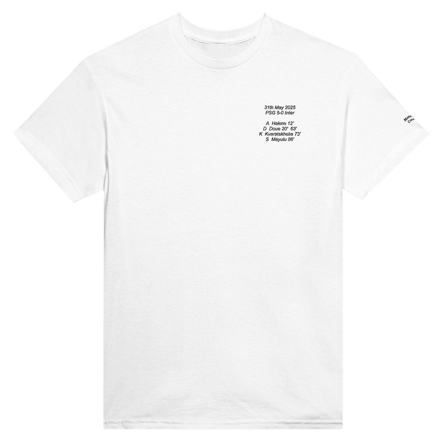"PSG 5-0 Inter" Embroidered Tee