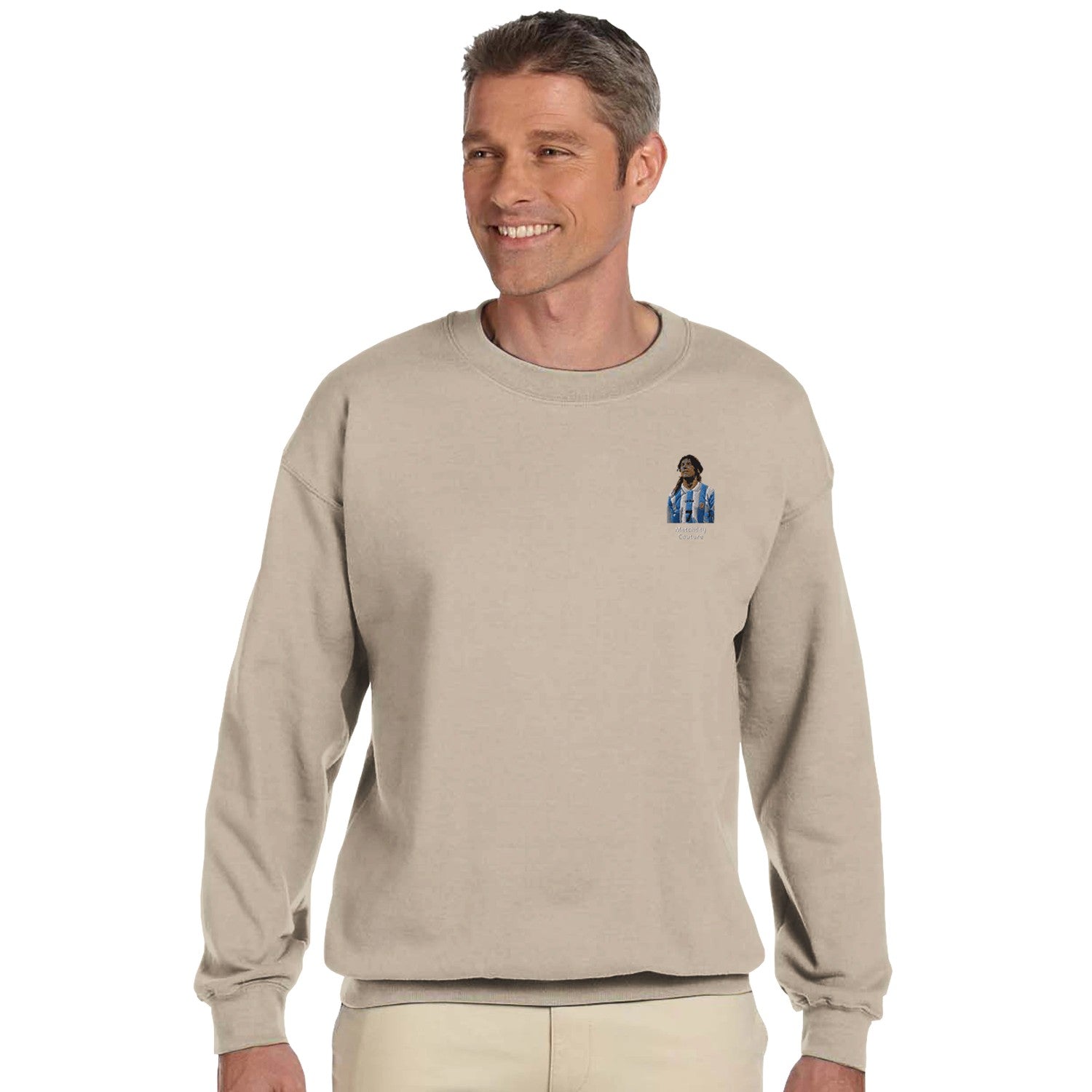 Claudio Caniggia sweatshirt – tribute to the 'Son of the Wind.' Stylish, comfy, and perfect for football fans.