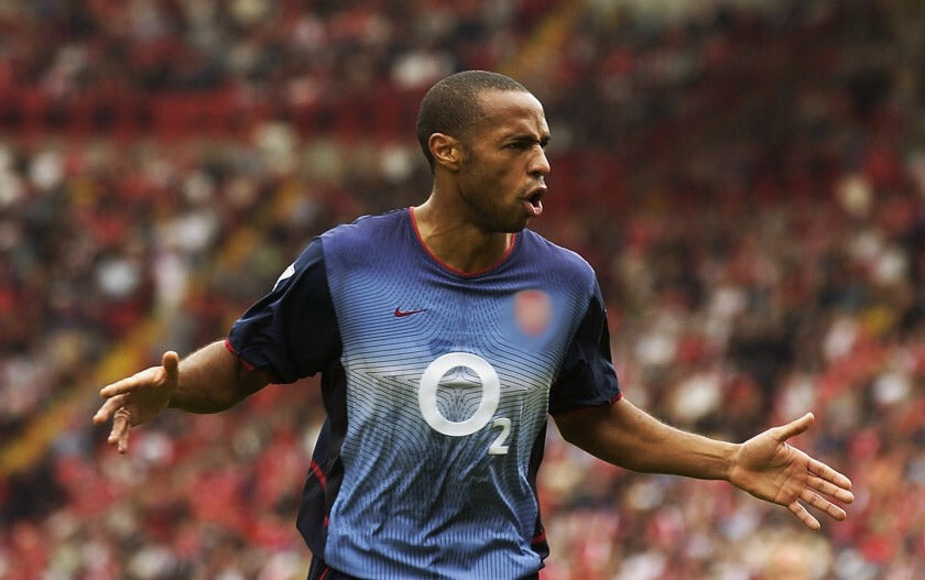 Arsenal 2002/03 Away Kit Blue