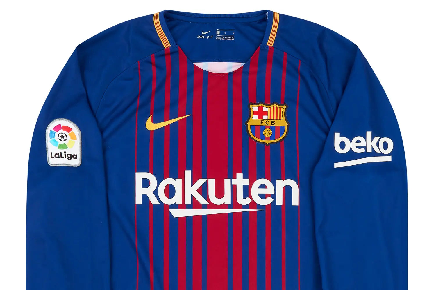 FC Barcelona 2017/18 (Home) - Long Sleeve w/ La Liga badge