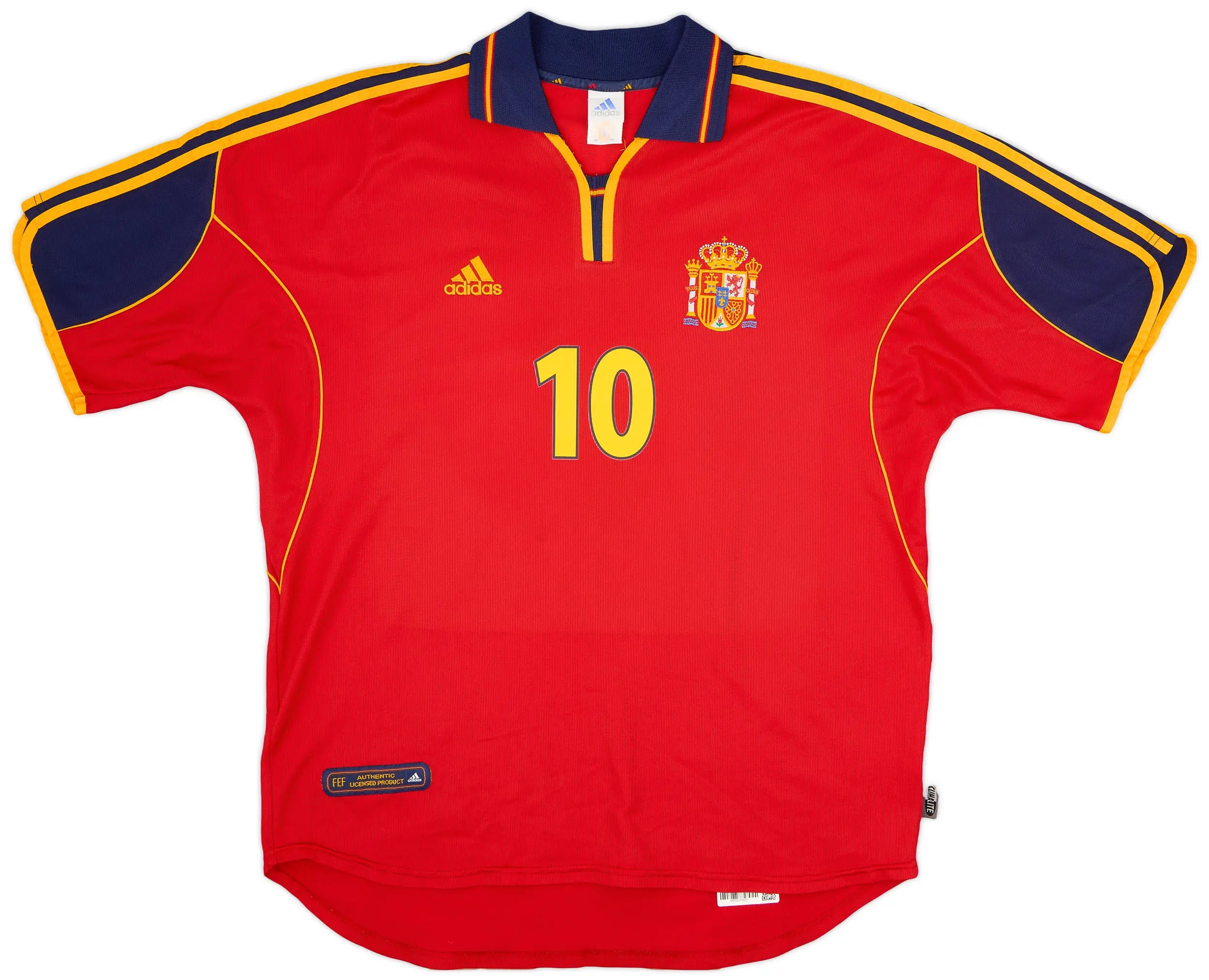 Spain 2000/02 home kit retro shirt