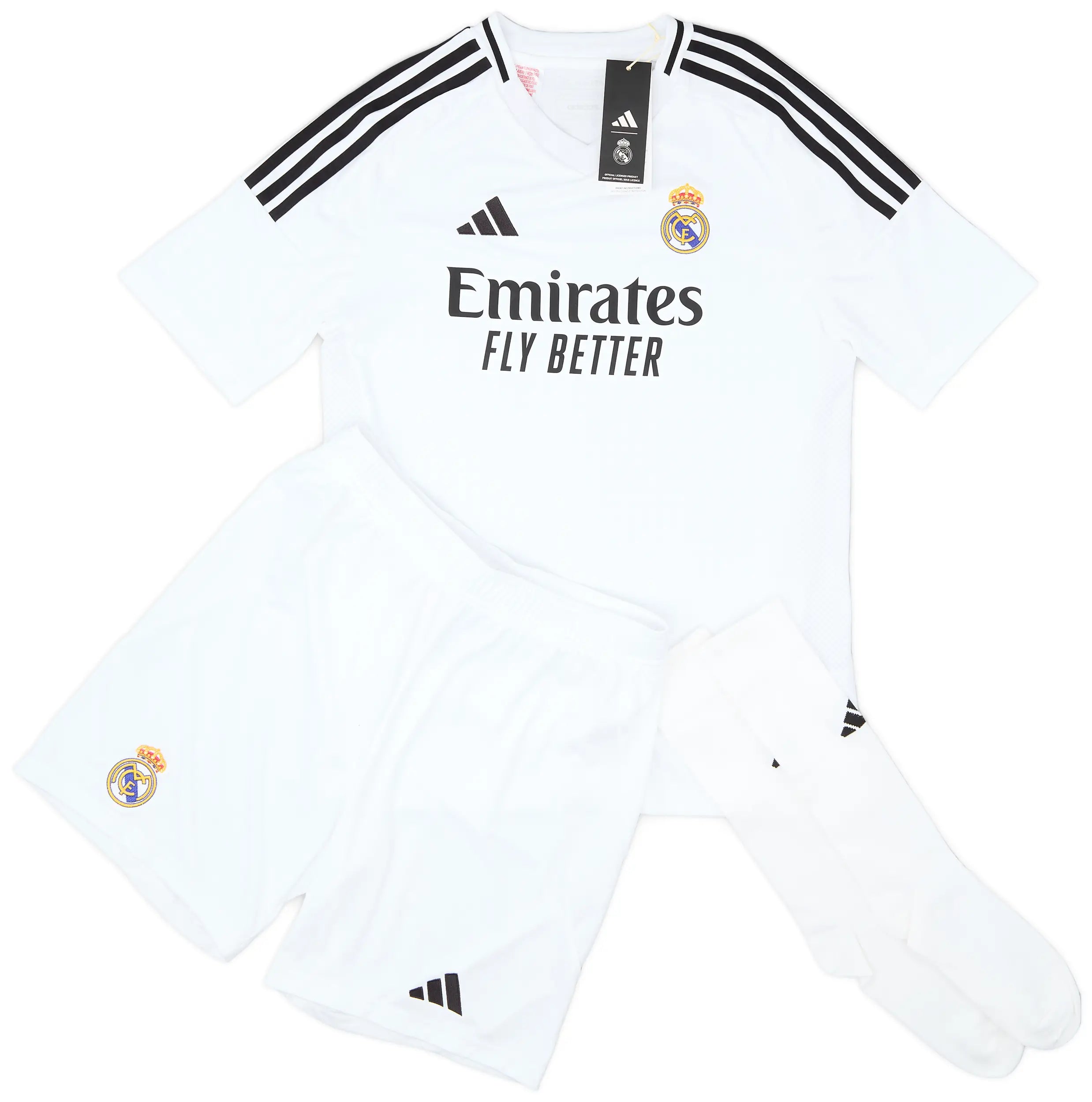 2024-25 Real Madrid Home Full Kit (KIDS)
