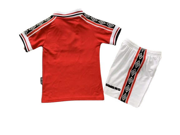 Manchester United 1998/99 (Home) - kids kit