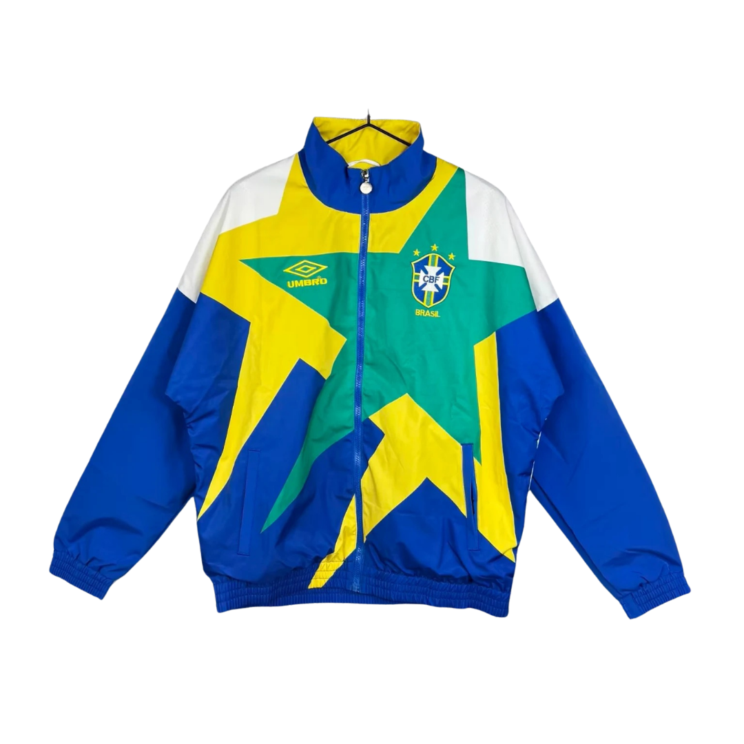 Brazil 1992/93 Inspired Retro Windbreaker