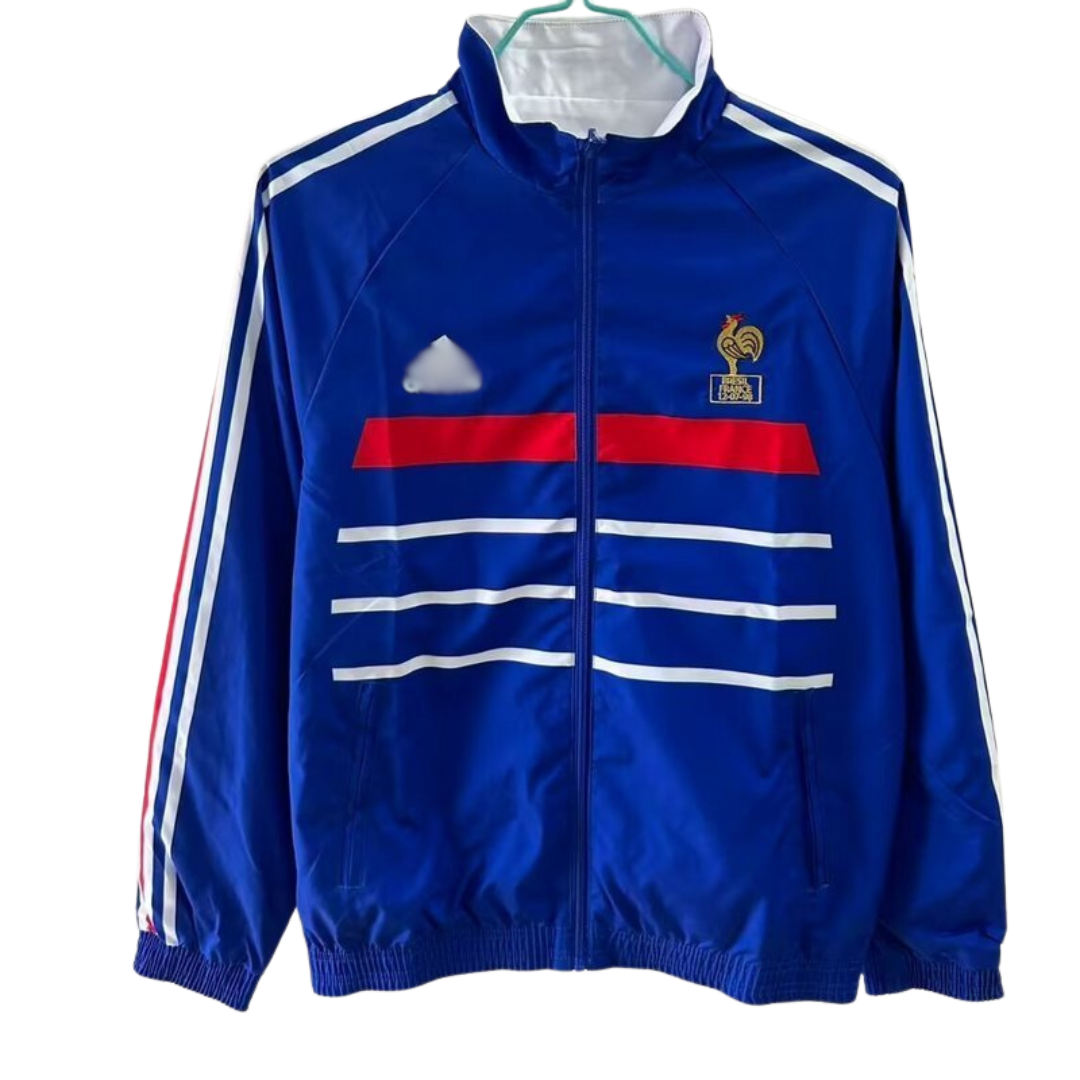 France 1998 Inspired Retro Windbreaker - Reversible