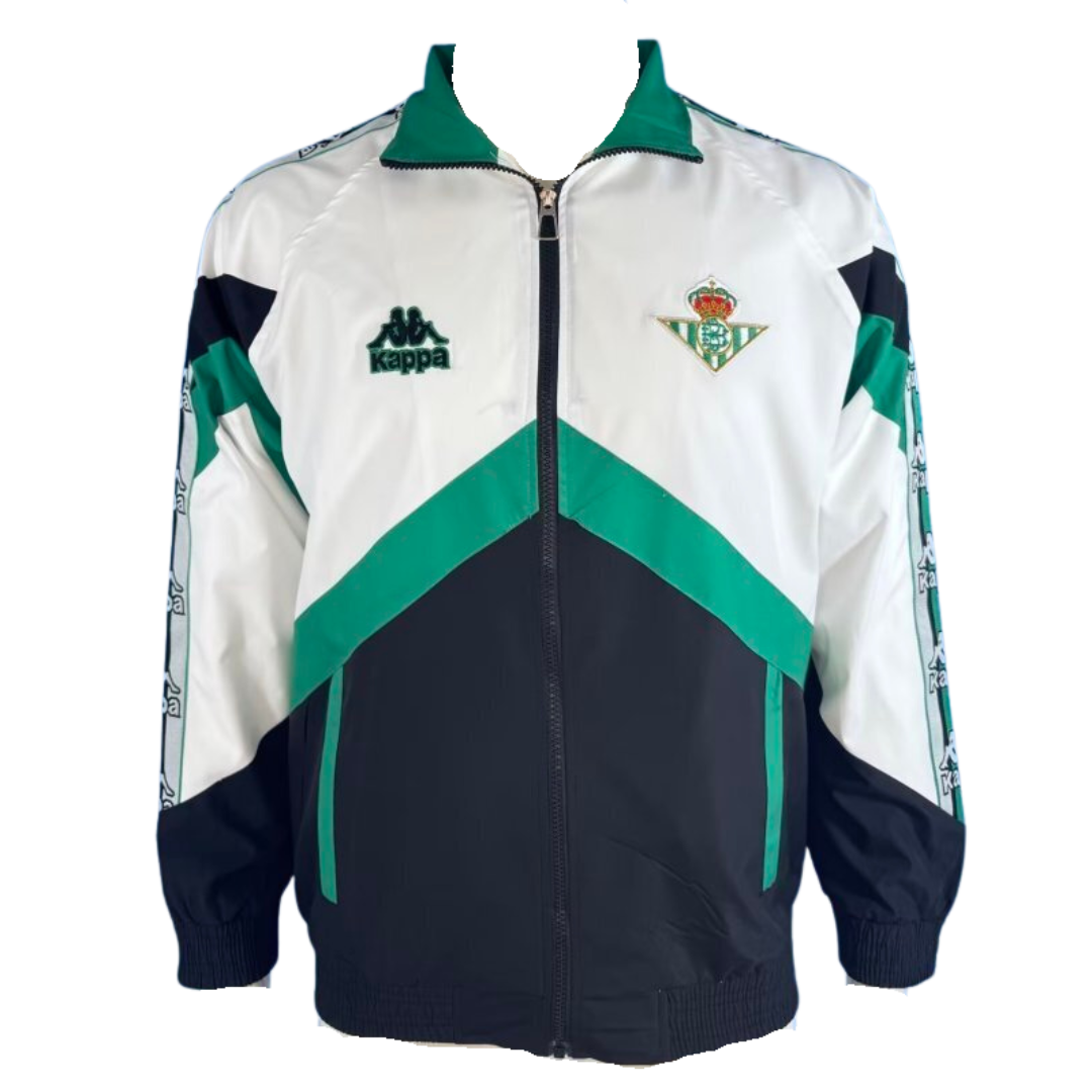 Real Bétis 1990s Retro Inspired Retro Windbreaker Real Bétis 1990s Retro Inspired Retro Windbreaker