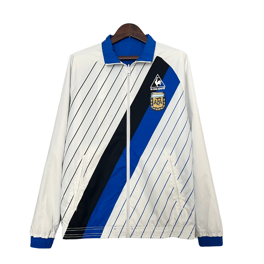 Argentina Retro Inspired Retro Windbreaker - Reversible