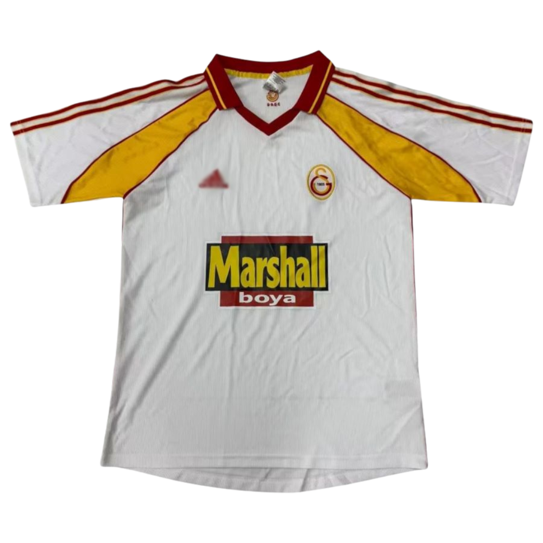 Maillot Galatasaray Domicile 1999-2000 Adidas - Jaune - Options S à XXL - Neuf Avec étiquettes