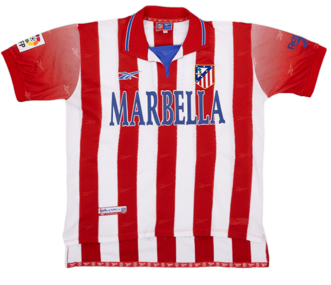 1998-99 Atletico Madrid Home Shirt