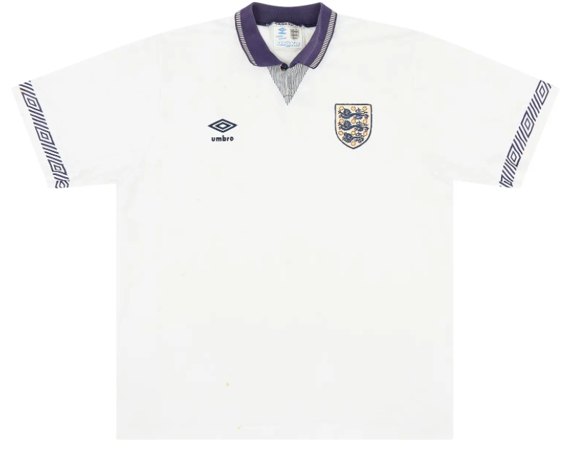 England 1990 home kit