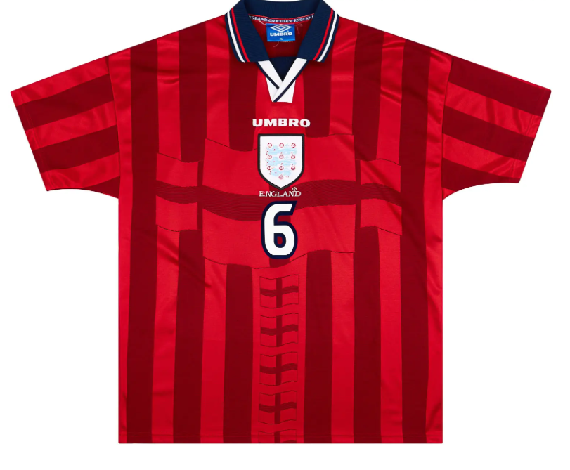 1997-99 England Away Shirt