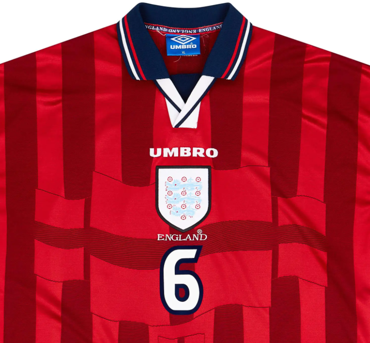 1997-99 England Away Shirt