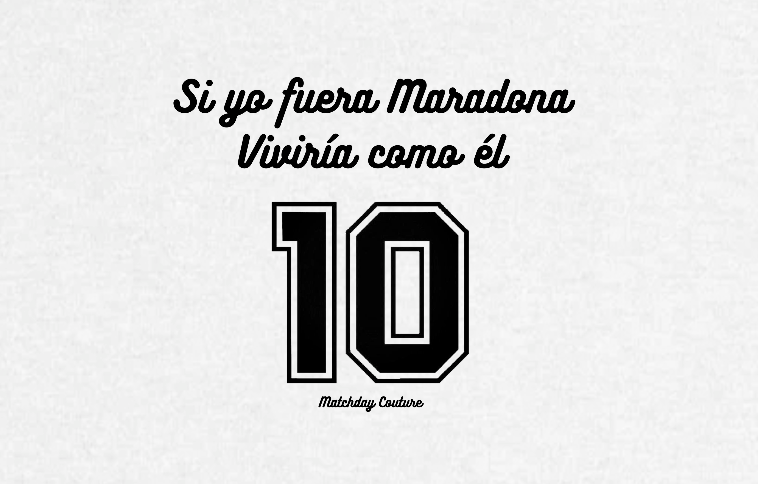 "SI YO FUERA MARADONA" Tee