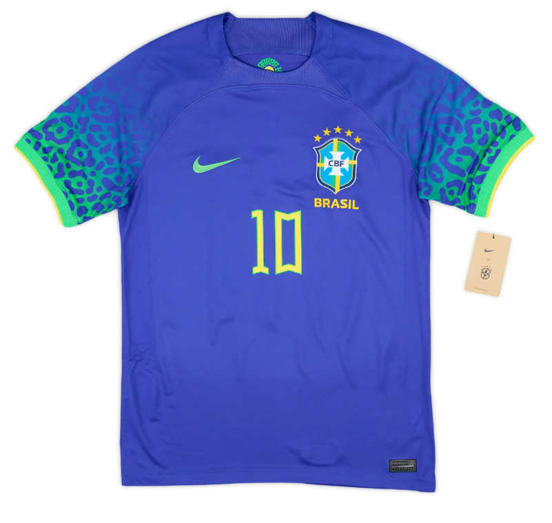 2022-23 Brazil Away Shirt Neymar #10