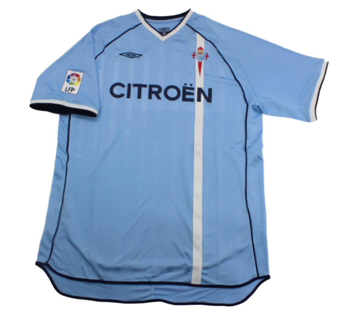 celta de vigo 2001/02 home kit