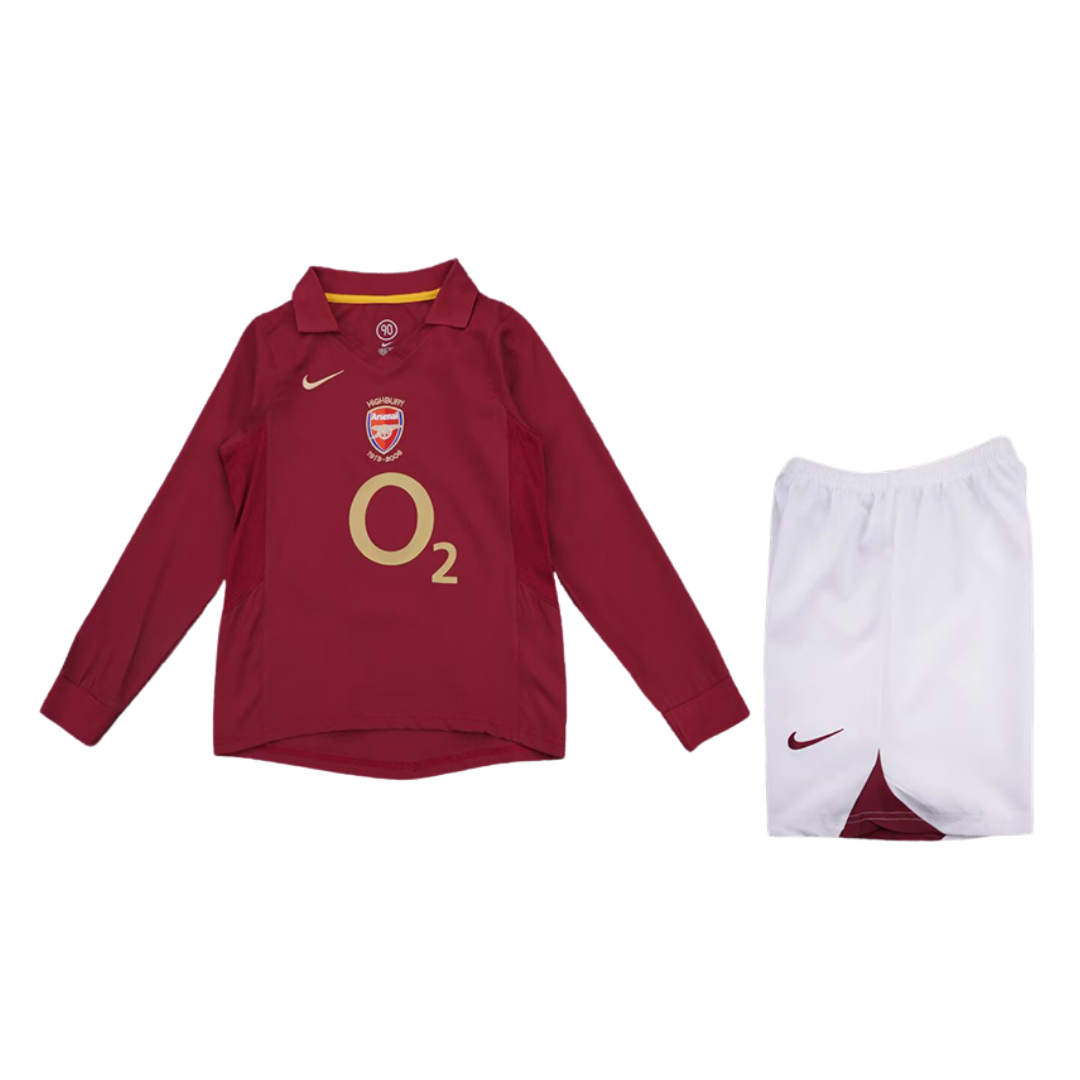 Arsenal 2005/06 (Home) - Kids - Long Sleeve