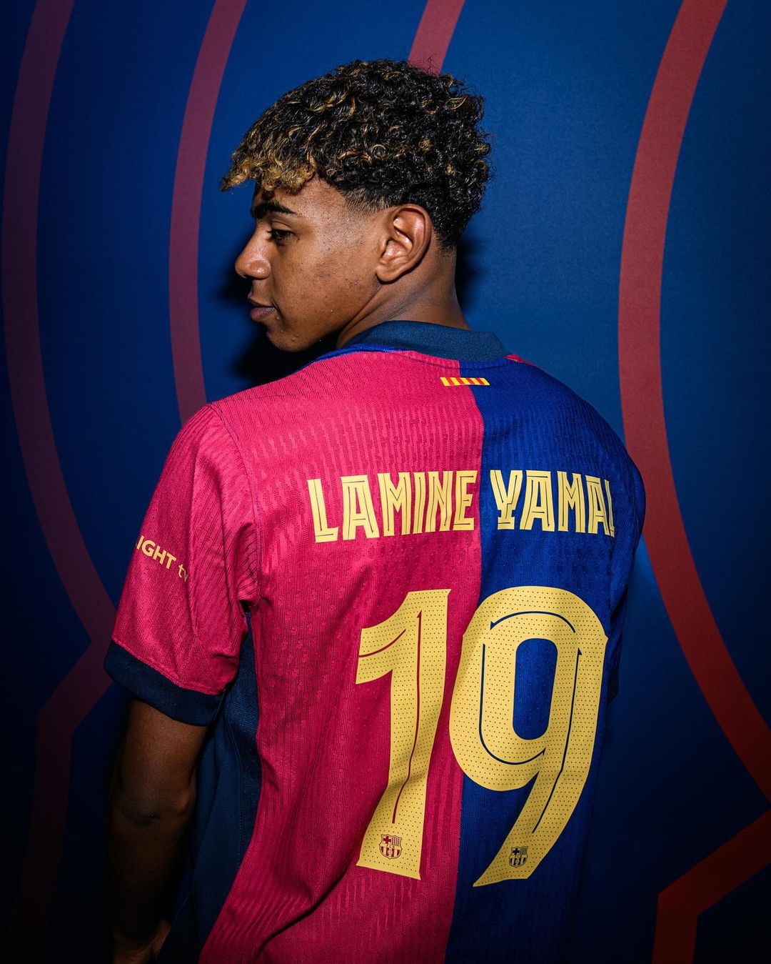 FC Barcelona 2024-25 Home Kit Lamine Yamal