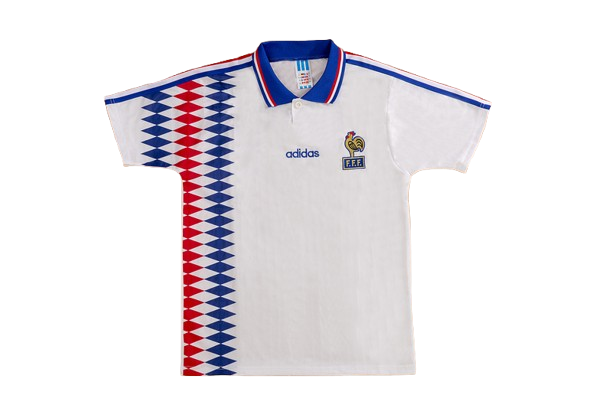 Maillot Equipe De France Zidane 1994-1996 - Vintage Rétro Domicile - Taille L - Occasion Parfait état