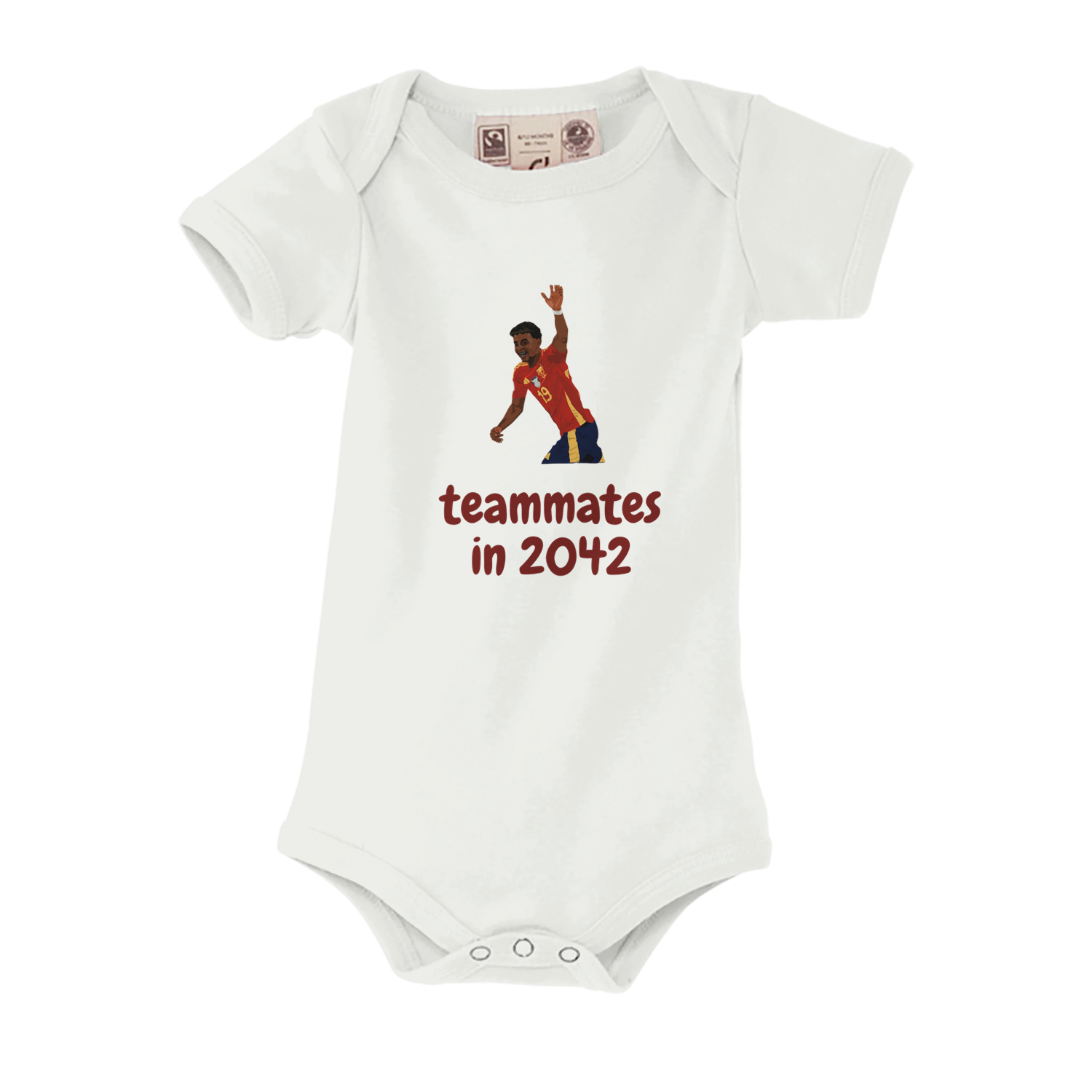 "Lamine Yamal" Baby Short Sleeve Bodysuit