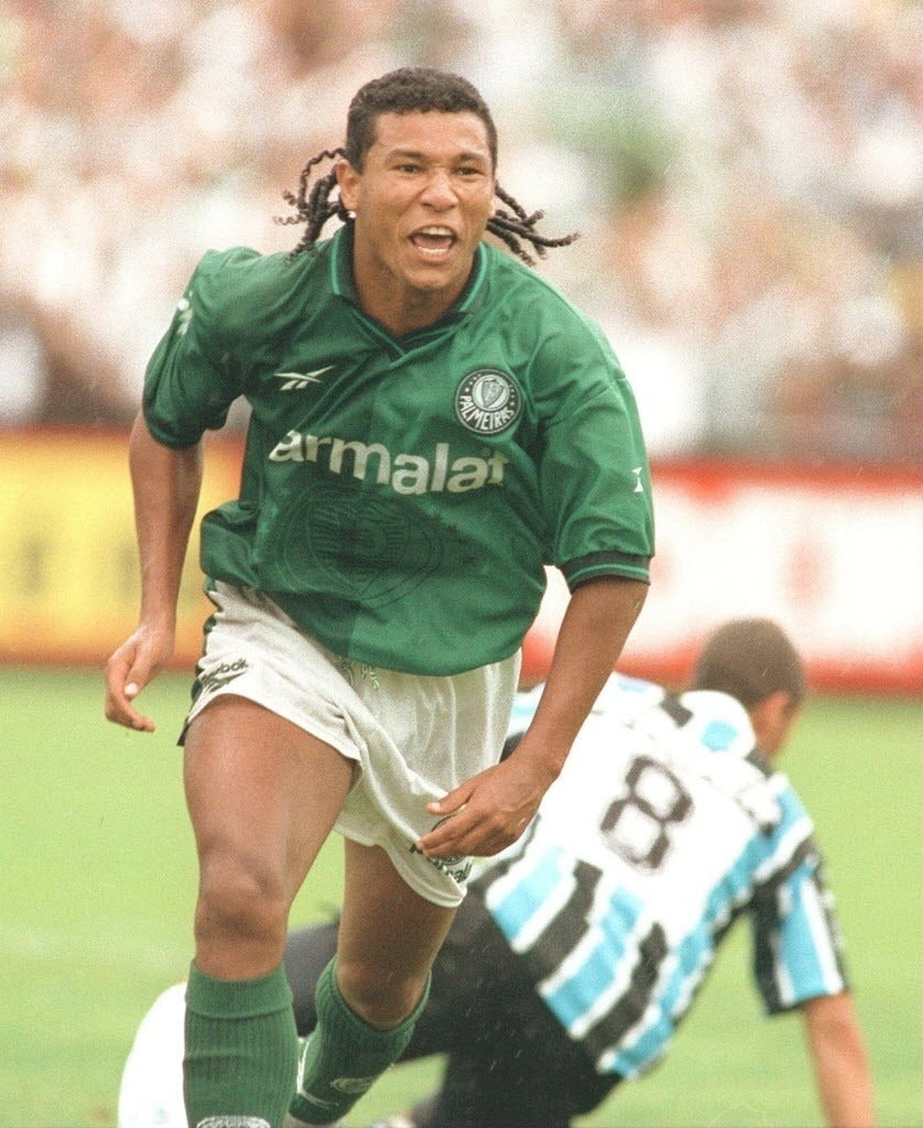 Palmeiras 1997-98 maglia Reebok Alex #10 home