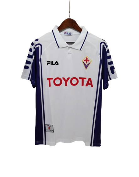 Fiorentina selling 1999-00 Away Batistuta 9 Size XL Retro Jersey