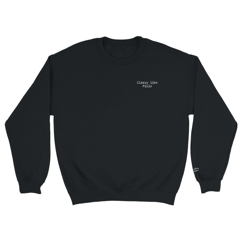 "CLASSY LIKE PIRLO" Embroidered Sweatshirt
