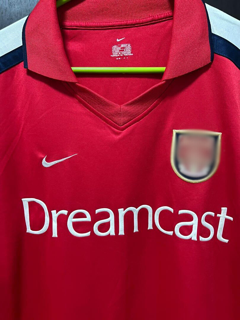 Arsenal 2001/02 Home Kit Long Sleeve