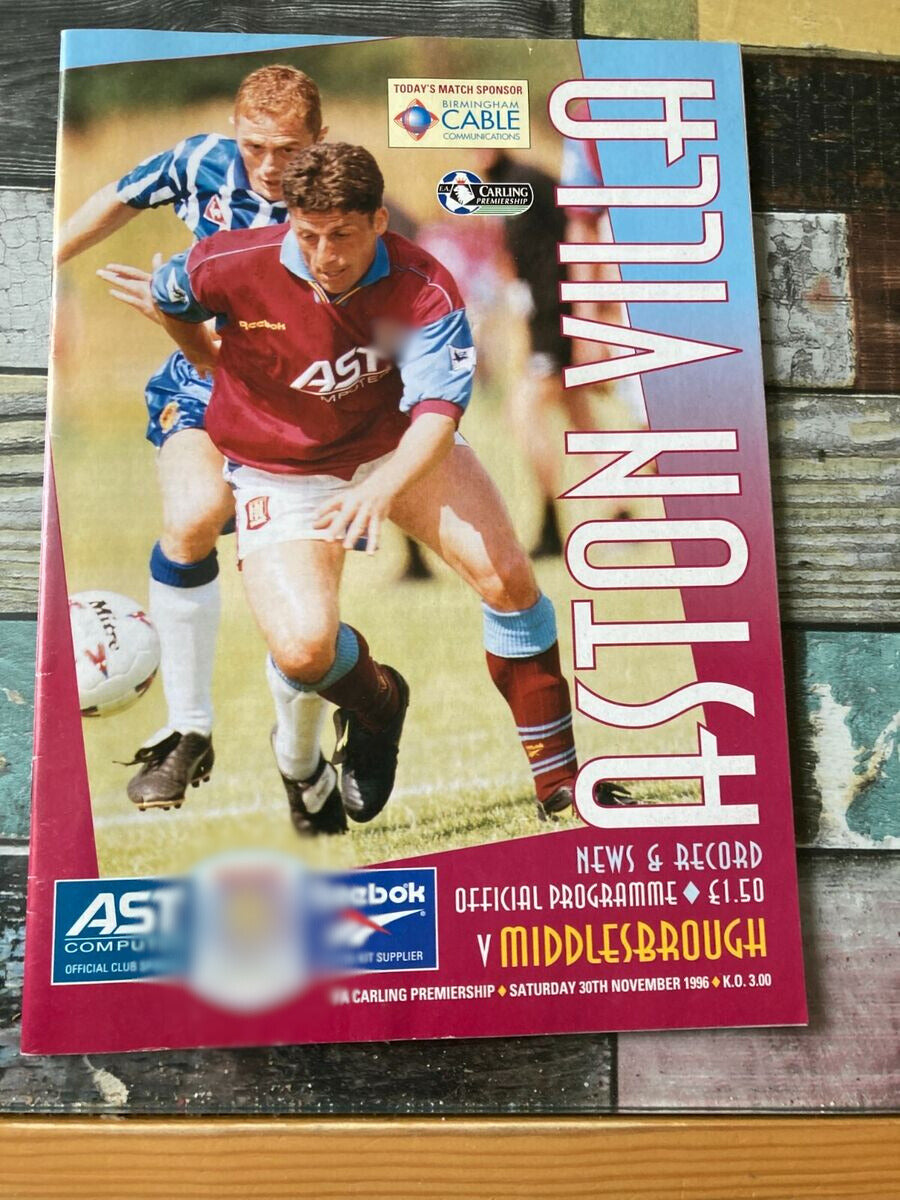 Aston Villa retro kit 1997