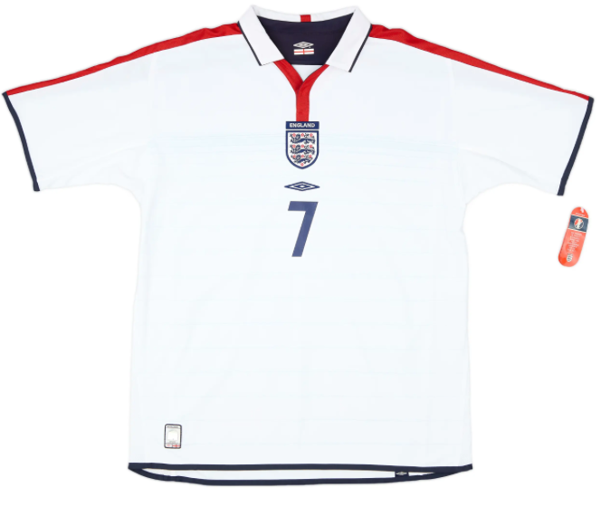 England Euro 2004 Home kit