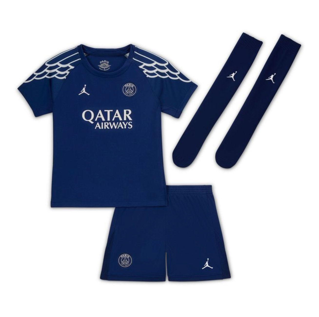 PARIS SAINT GERMAIN FOURTH SHIRT 2024/25 MINI-KIT KIDS