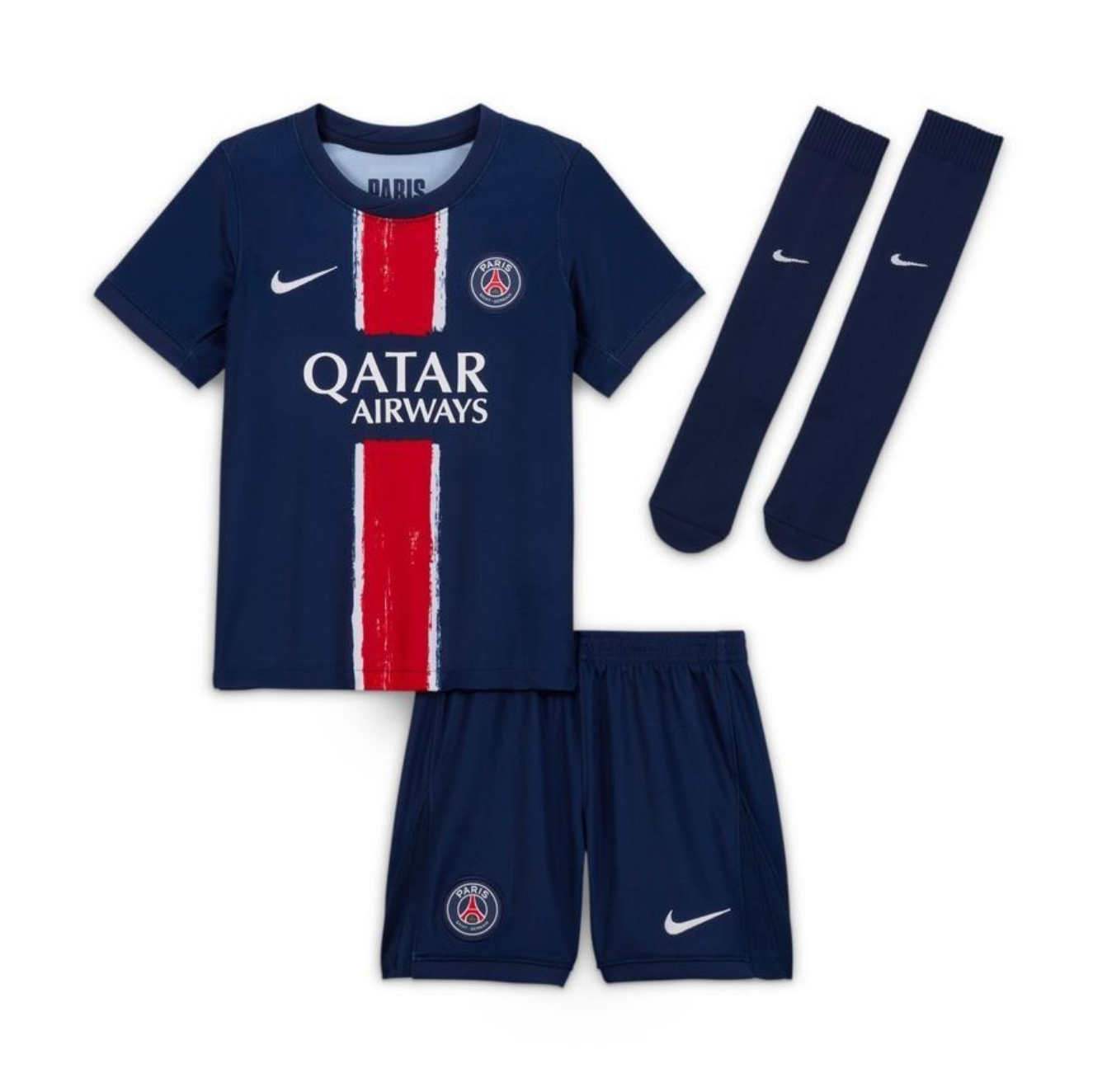 PARIS SAINT GERMAIN HOME SHIRT 2024/25 MINI-KIT KIDS