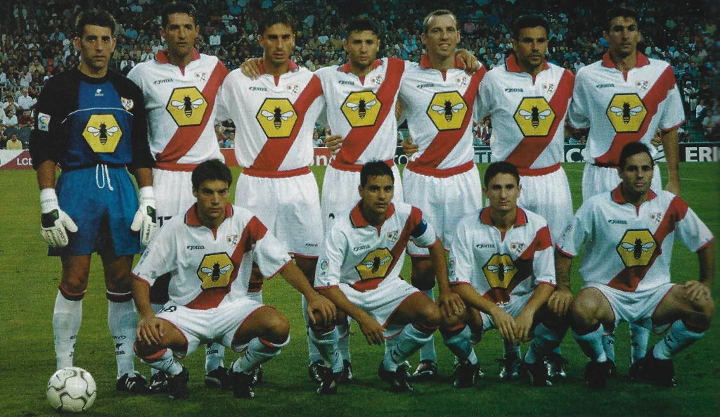 Rayo Vallecano retro kit 2001