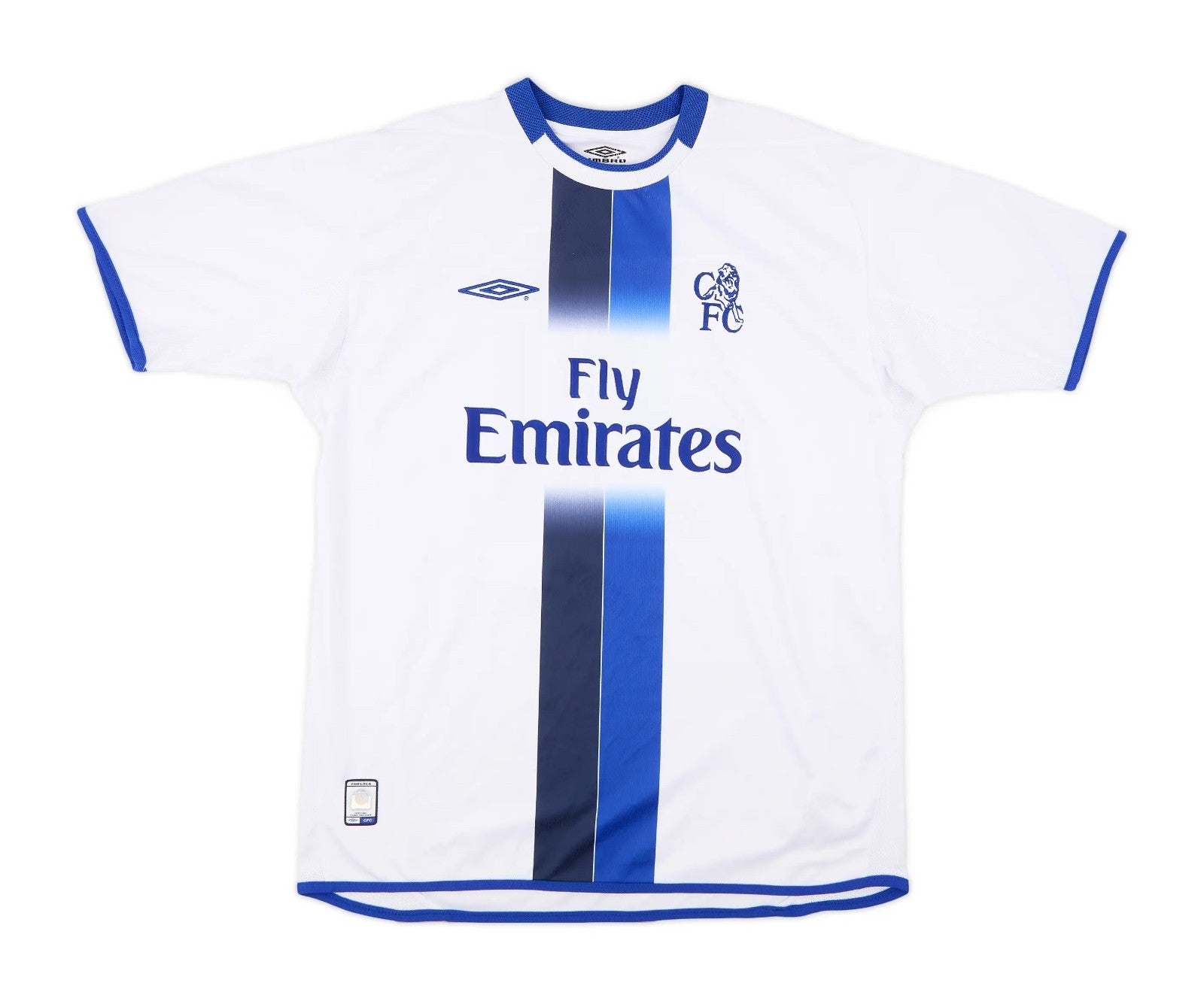 Chelsea Football Club away kit white 2005