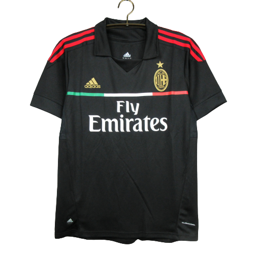 AC Milan No12 Conti Third Long Sleeves Soccer Club Jersey
