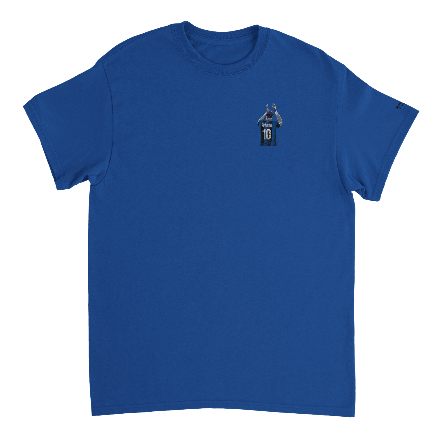 "Imperador" Embroidered Tee - Blue