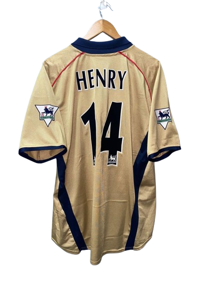 Arsenal 2001/02 Away Kit gold