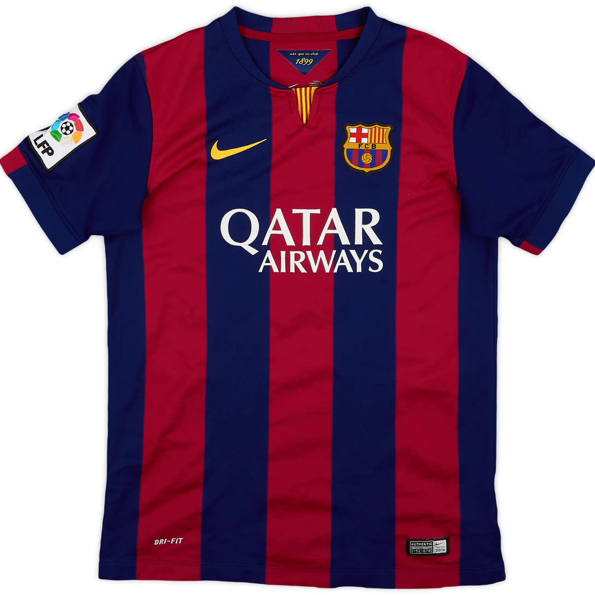 FC Barcelona 2014/15 (Home) w/ La Liga badge