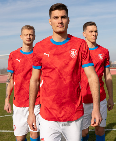 Czechia puma home kit euro 2024