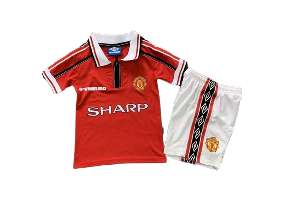 Manchester United 1998/99 (Home) - kids kit