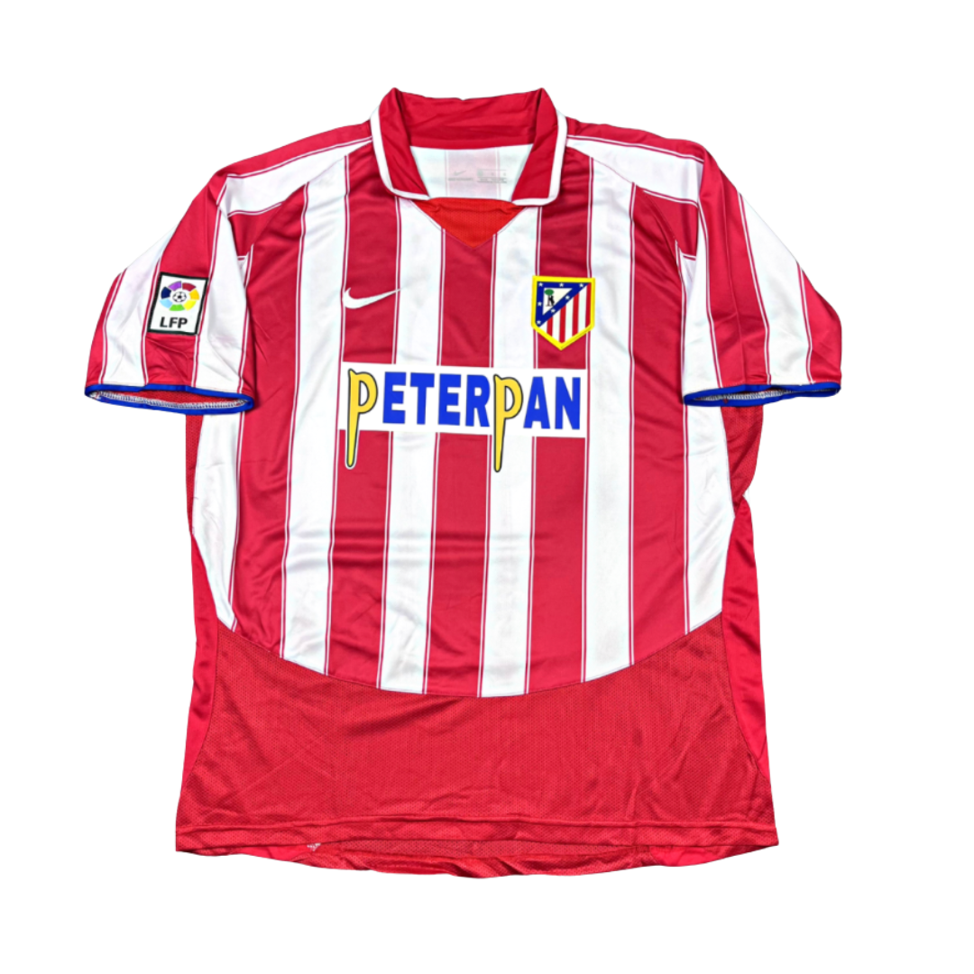 Atletico Madrid 2003/04 (Home) w/ La Liga badge