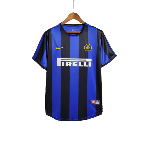 Inter Milan 1999/00 home kit ronaldo vieri nerazurri