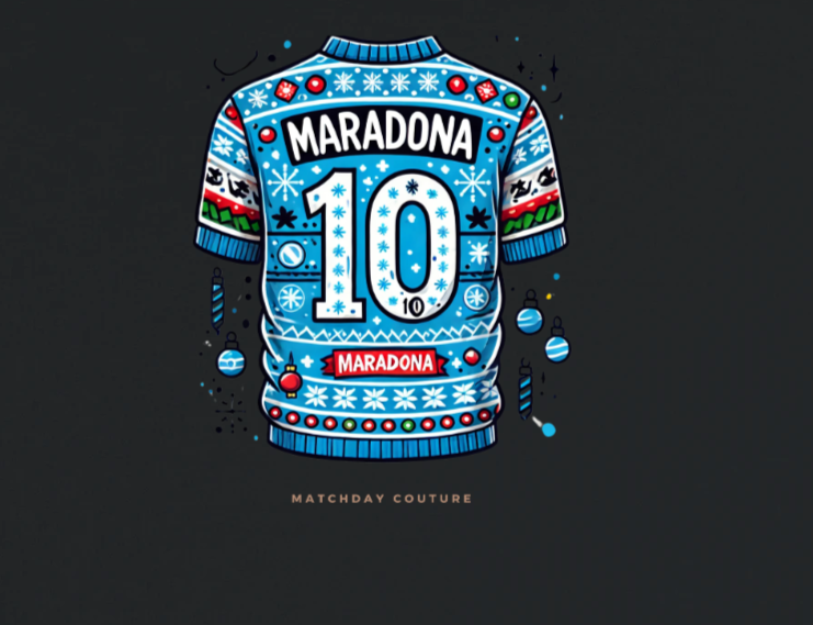 "Maradona Xmas Shirt" Sweatshirt - Exclusive 2024 Holiday