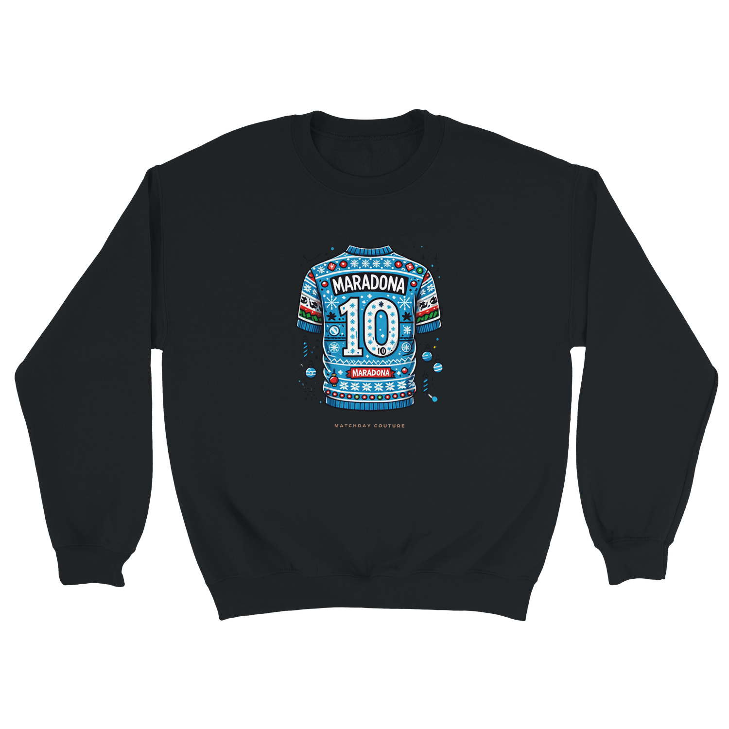 "Maradona Xmas Shirt" Sweatshirt - Exclusive 2024 Holiday