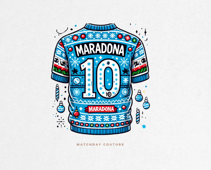 "Maradona Xmas" Tee - Exclusive 2024 Holiday