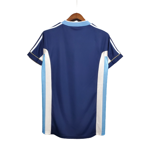 Vintage Adidas French Football Federation Blue 1998 Football Shirt