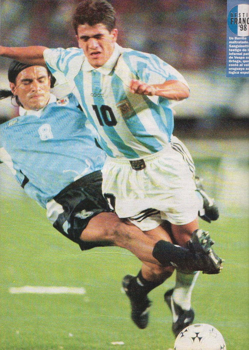 Argentina Retro Jersey from 1997 season, Adidas kit, football jersey
