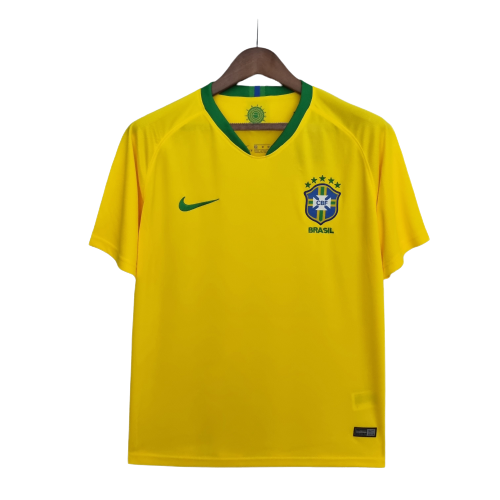 Brazil 2018 World Cup kit season at best price. Shop now your retro football kits in Glamour Soccer Store. Original quality and printing.