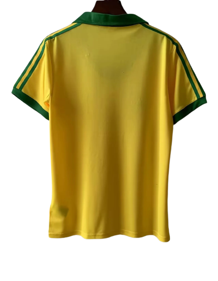 Brazil 1978 World Cup kit season at best price. Shop now your retro football kits in Glamour Soccer Store. Original quality and printing.